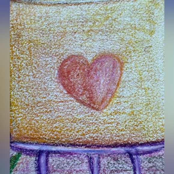 NEW Handmade Hand Crafted Pencil Drawing Original Artwork Home Decor Art Love - Picture 5 of 5
